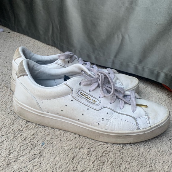 Adidas Sleek Shoes - cloud white. Size 7 - Picture 1 of 2